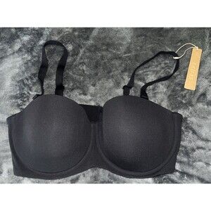 Size 34B Skims Fits Everybody Strapless Underwire Bra ONYX BA-BAN-3151